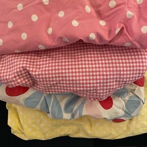 EUC 4 Pottery Barn Kids fitted crib sheets